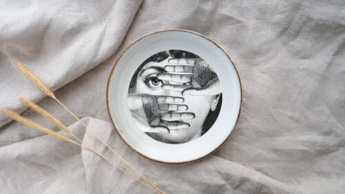 Prato em Vidro com Decoupage - Tiragem Limitada