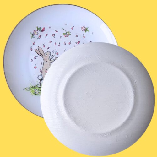Prato em Vidro com Decoupage - Tiragem Limitada