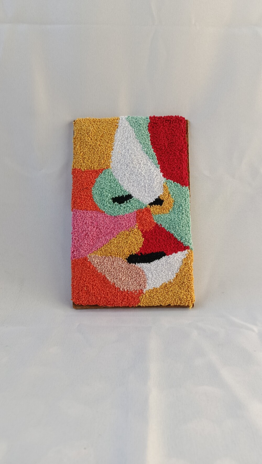 Quadro Rosto em punch needle