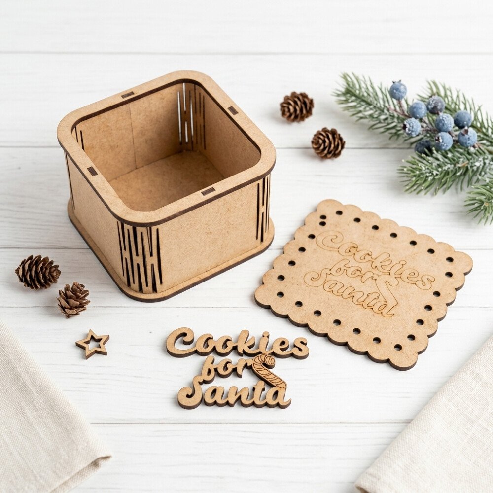 Mini Caixa Cookies For Santa