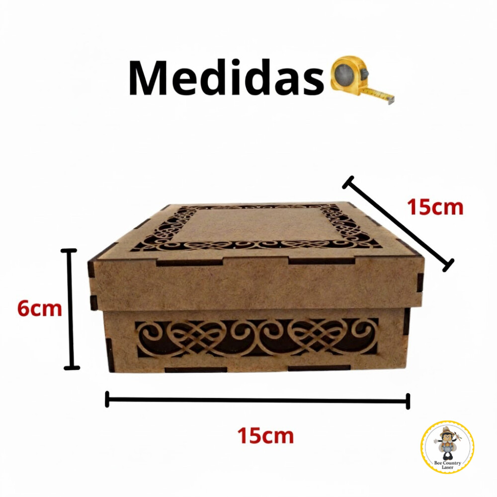 Caixa Decorada mdf cru