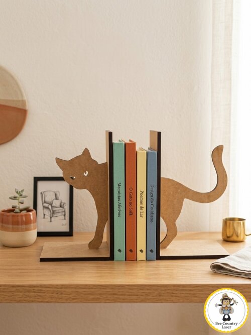 Suporte para Livros Gatinho