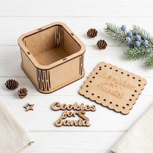 Mini Caixa Cookies For Santa