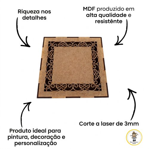 Caixa Decorada mdf cru