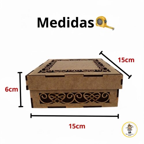 Caixa Decorada mdf cru