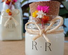 Kit 10 mini velas personalizada lembrancinhas 40ml