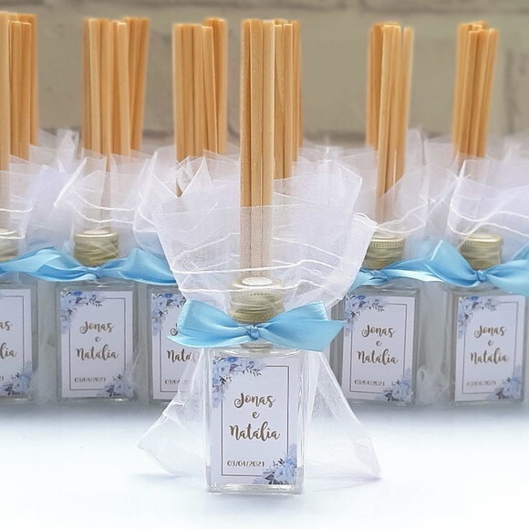 Mini Aromatizador Quadradinho Personalizado 40ml