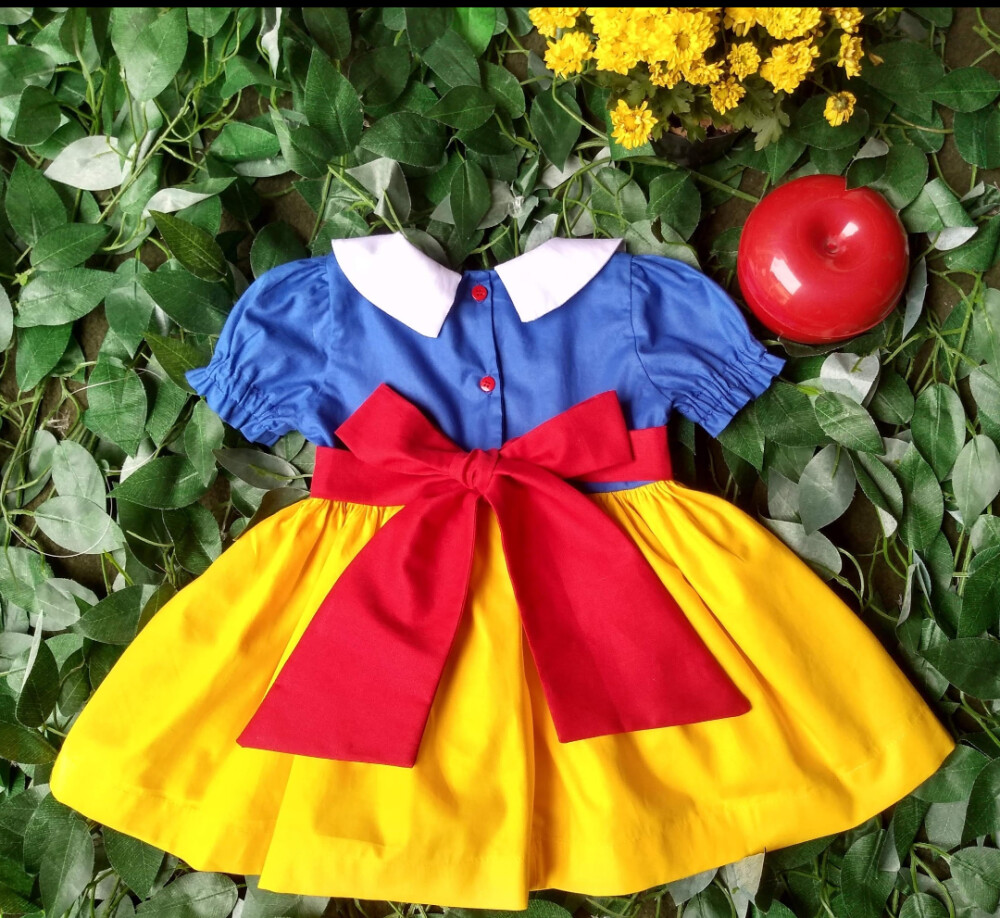 Vestido Branca de Neve ( 1 e 2 anos)
