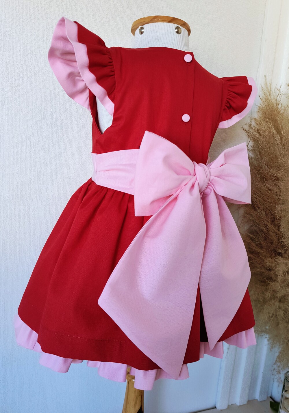 Vestido Cerejinha ( 1 e 2 Anos)