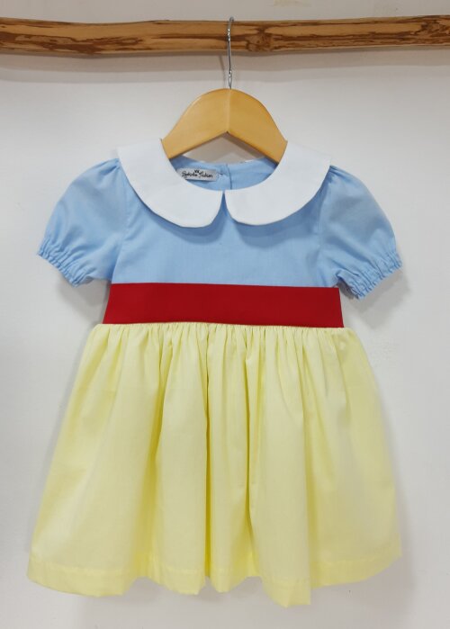 Vestido Branca de Neve Candy ( 1 e 2 Anos )