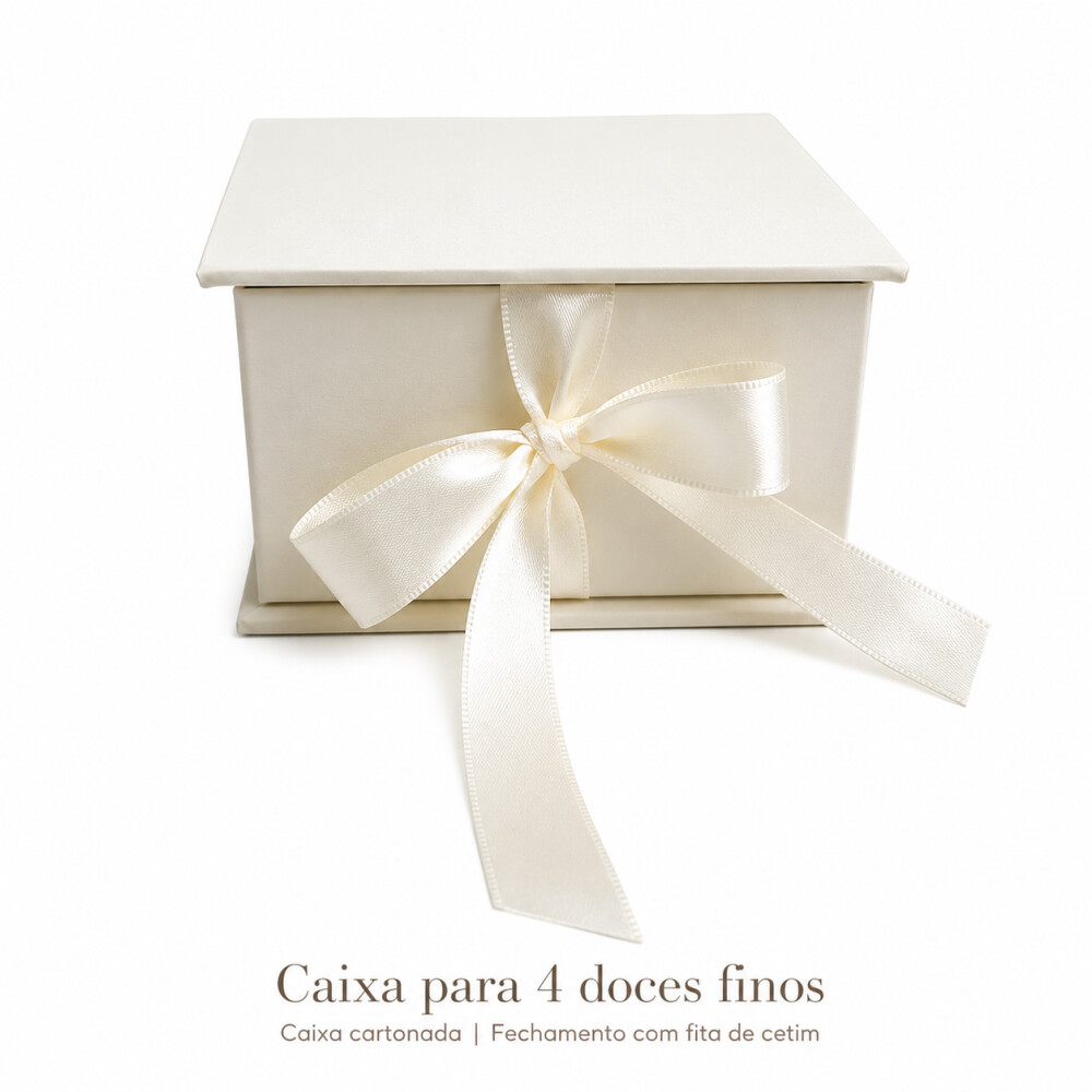Caixa cartonada para doces finos
