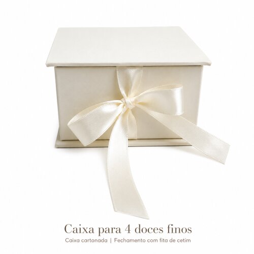 Caixa cartonada para doces finos