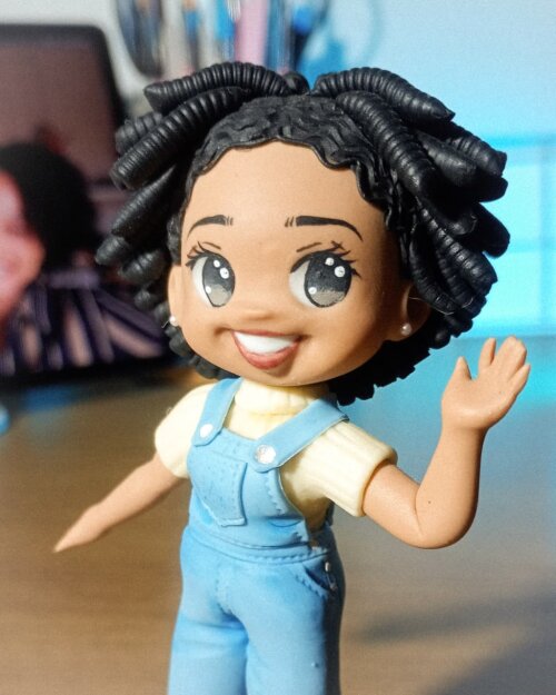 Miniatura Cartoon Personalizada em Biscuit