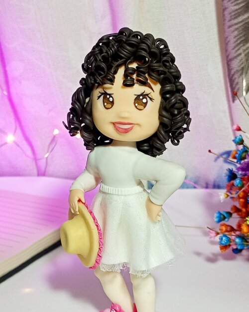Miniatura Cartoon Personalizada em Biscuit