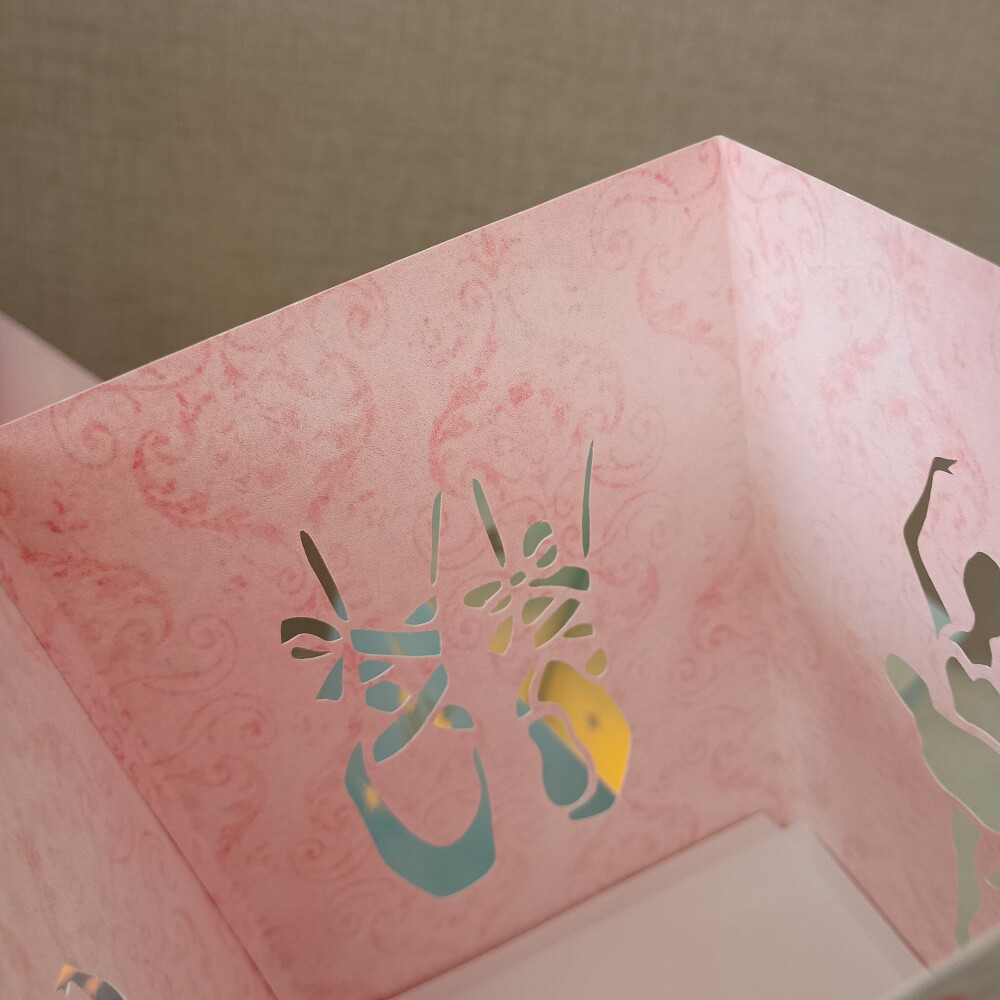 Lembrancinha Luminaria de papel 240g, Balé, Bailarina COM Vela d