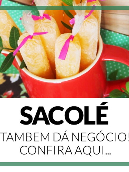 Apostila digital de Sacolé Gourmet.