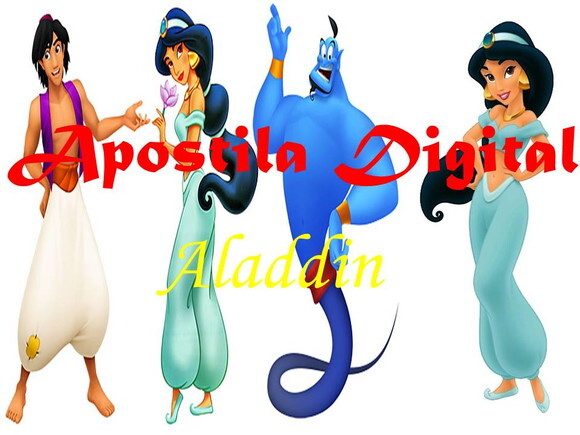Apostila digital de Moldes do Aladdin em Feltro.