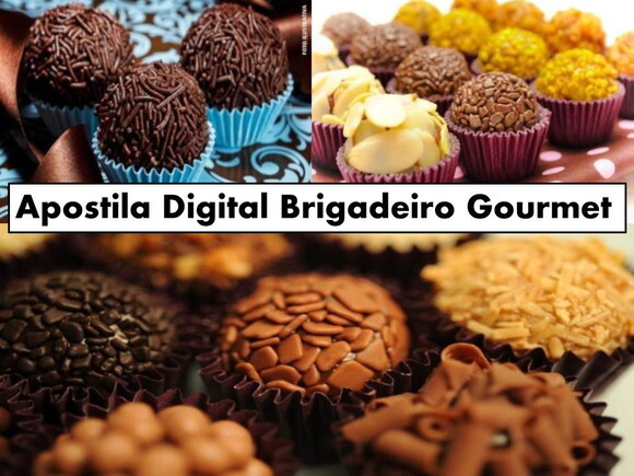 Apostila Digital Receitas de Brigadeiro Gourmet.