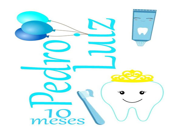 Arquivo de Corte : Topo de Bolo Primeiro Dentinho - Studio.