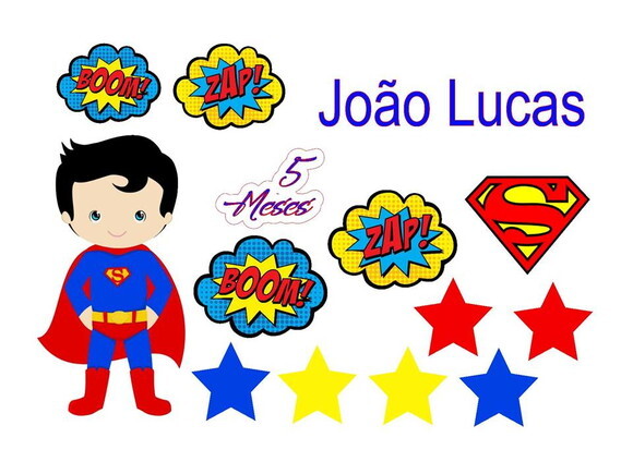 Arquivo de Corte : Topo de Bolo Superman Mirin - Studio.