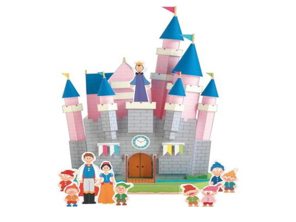Arquivo de Corte Castelo da Branca de Neve de papel.