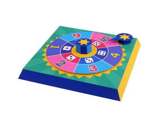 Arquivo de Corte Jogo de Roleta em papel.