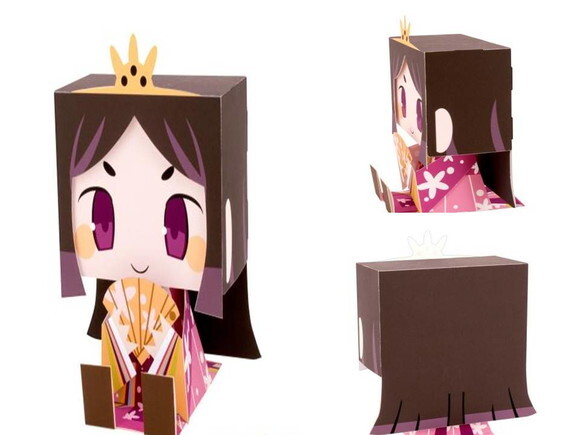 Arquivo de Corte Princesa Kaguya em papel.