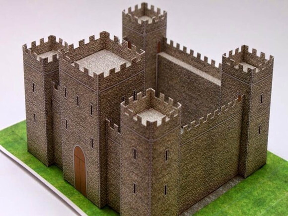 Castelo Medieval Papercraft / Digital.