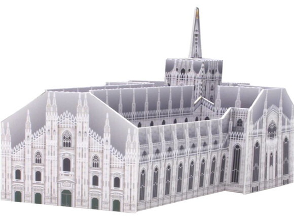 Catedral de Milão, Itália / Maquete Papercraft Digital.