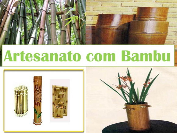 Curso de artesanato com bambu - Apostila digital.