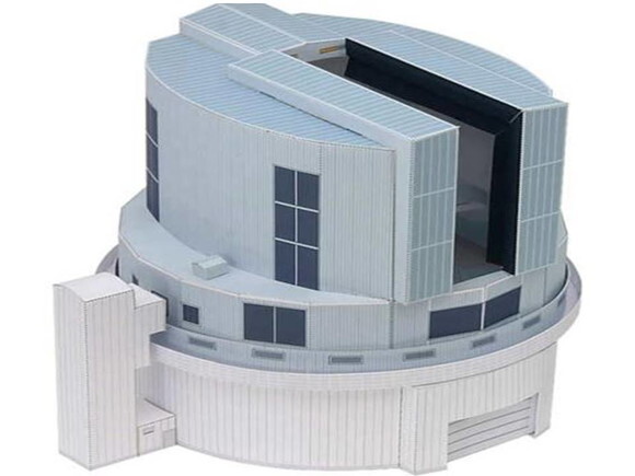 Miniatura de papel Telescópio Subaru/ Papercraft 3d.