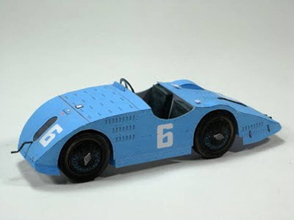 Miniatura em papel : Veículo Bugatti / Papercraft 3d.