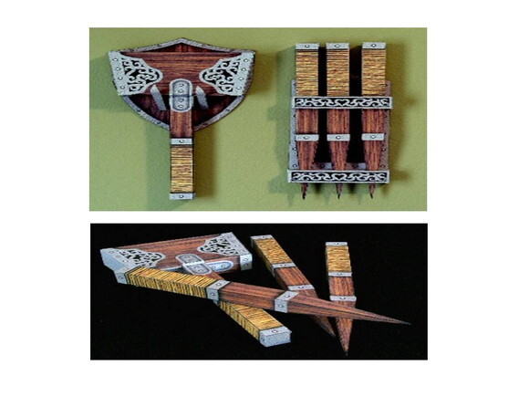 Projeto Martelo e Estacas de papel caça Vampiros/ Papercraft