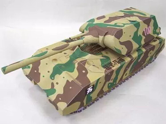 Tanque de Guerra Panzer Maus / Papercraft digital.