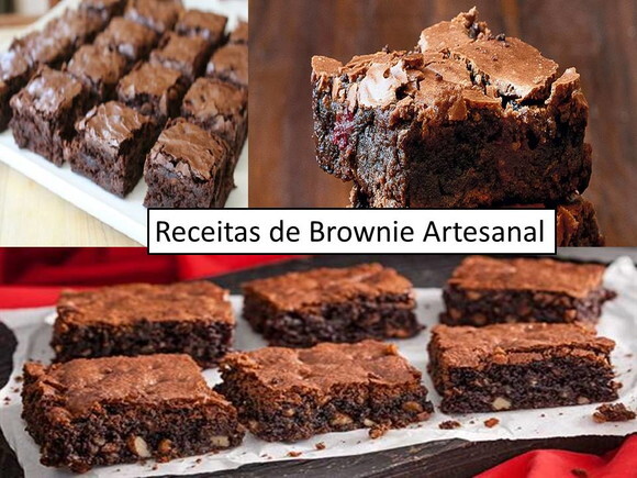 Apostila Digital Receitas de Brownie Artesanal.