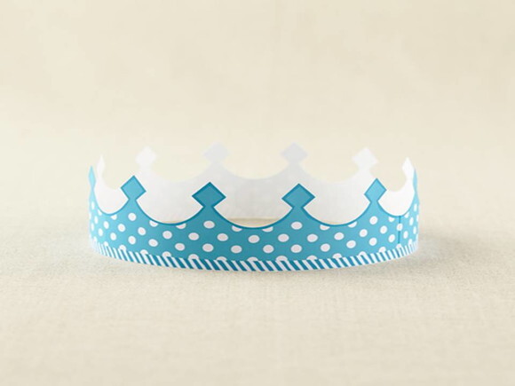 Arquivo de Corte : Chapéu de festa (Ponto/Azul bebê) em PDF.