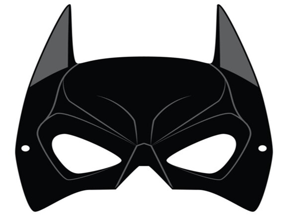 Arquivo de Corte : Máscara do Batman em PDF.