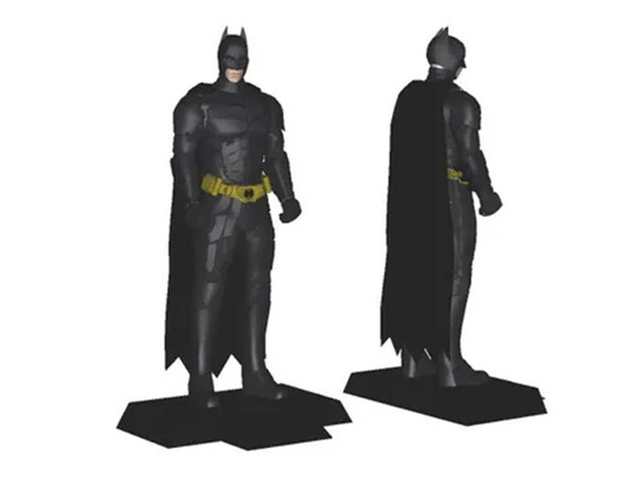 Arquivo de Corte 3d : Batman em papel artesanal.