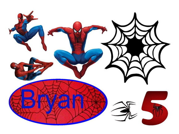 Arquivo de Corte Silhouette Topo de Bolo Homem Aranha 2.