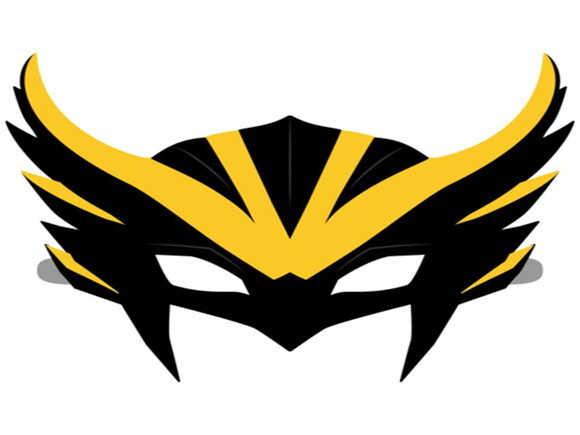 Arquivo de Corte: Máscara da Hawkgirl em PDF.