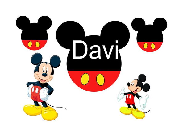 Arquivo Digital Topo de Bolo do Mickey - Studio.