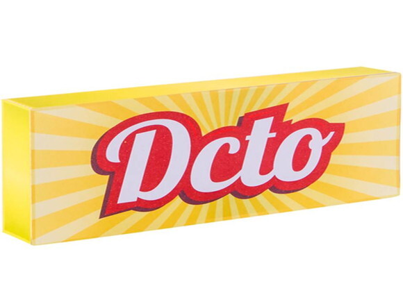 Arquivo em PDF : Letreiro Desconto em papel.