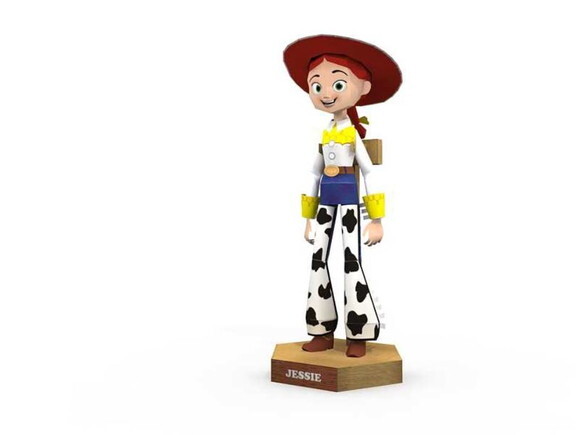 Arquivo em PDF : Sheriff Woody e Jessie Cowgirl Toy story.
