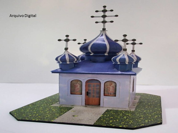 Maquete de papel Capela Ucraniana/ Papercraft.