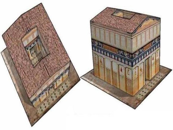 Miniatura em papel : Templo Protetor de Herculano/PDF.