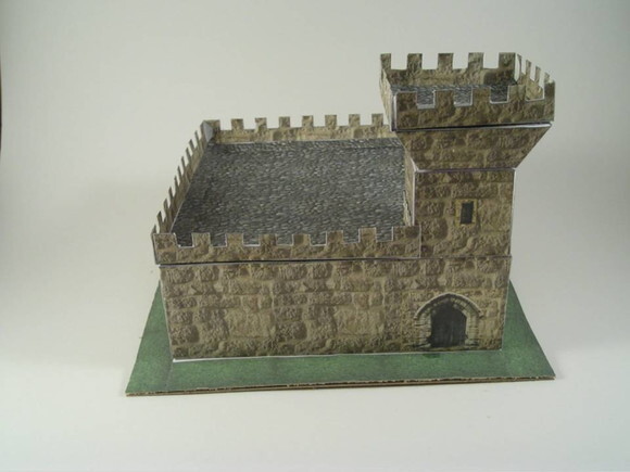 Miniatura de Papel de um Castelo Medieval/ Papercraft 3d.