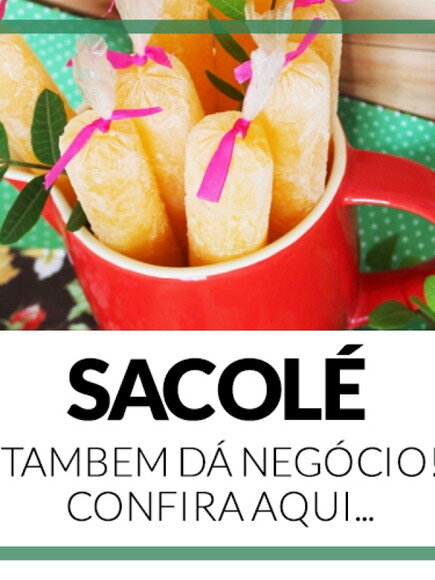 Apostila digital de Sacolé Gourmet.