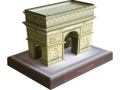 Arc de Triomphe, França / Maquete 3D Digital Papercraft.