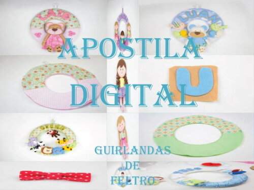 Apostila Digital Guirlandas em Feltro.