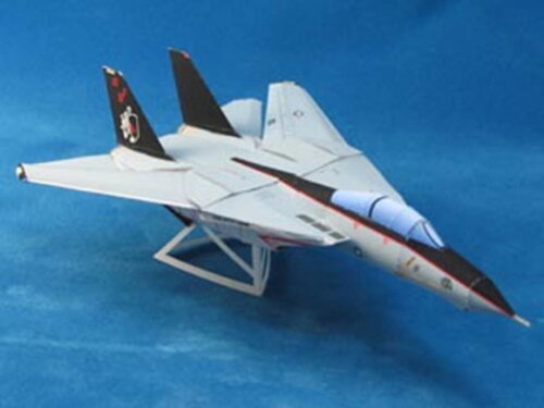Arquivo de Corte : Avião F 14A em papel.